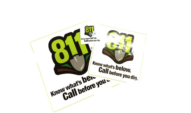 DIAL BEFORE YOU DIG SIGN VARIOUS SIZES SIGN & STICKER OPTIONS 